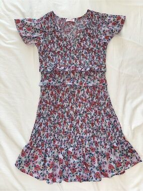 Pink Lily Lavender Floral Dress